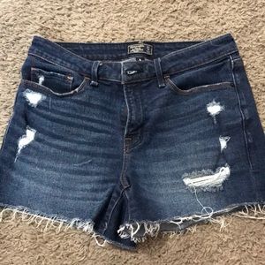 AF Harper distressed short
